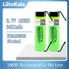 (Hava yoluyla) 100 adet / grup LIITOKALA NCR18650B 3400 mAH 18650 Pil 3.7 V 3400 MAH Lityum Pil Li-on Hücre Düz Üst Şarj Edilebilir Piller