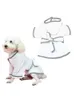 Dog Apparel Pet Robe Cat Warm Pyjamas Absorberande Snabbtorkande badrum Badrock Hem Vinterrock Valp Jumpsuit Dogs Sovwear