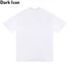 Maglietta Hiphop creativa Maglietta manica corta Estate O-Collo T-shirt uomo donna oversize Maglietta bianca nera Abbigliamento uomo 210603