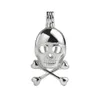 Skalle Skelett Charm Pendant Love Wish Pearl Present 925 Sterling Silver Skull Cage Pendant 5 stycken