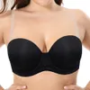 Yandw Kobiety Biustonosz Brassiere Underwire 32 34 36 38 40 42 44 B C D E F G H Czarny Brasy Push Up Bras Dla Kobiet Bielizna Seksowna Bielizna 210728