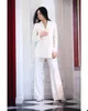 Double Breasted Bridal Pants Suits Women Wedding Blazer Jacket Sets Celebration Evening Party Prom Wedding Wear 2 Pieces