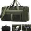 Utomhusförvaringspåse Stor kapacitet Travel Black Army Green Vattentät Portable Duffle Women Handväska Mjuk 202211