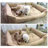 Luxury dog bed for small large dogs Warm Fleece house Big Size Mat cushion blanket pet cat Chihuahua Labrador Husky M L XL Y200330