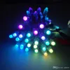 100PCS 12mm WS2811 LED Pixel Module Strängar IP68 Vattentät DC5V Fullfärg RGB 50PCs En sträng Jul LED Light Adressable NEW WS2801