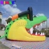 Boca de cocodrilo inflable Animal multifuncional, túnel con cabeza de cocodrilo para eventos deportivos o cabina de DJ