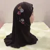 2021 musulman enfants filles Hijab islamique foulard fleur écharpe une pièce Amira enfants Ramadan moyen-orient couverture complète bandeau