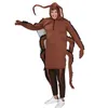 Maskottchen Kostüme Halloween Kostüm Männer Kakerlaach Jumpsuit Erwachsene Insekt Romper Karneval Party Fancy Kleid