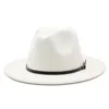 Fedora hatt kvinnor män jazz panama mössa formella hattar kvinnliga damer breda brim kepsar man herr trilby chapeau kvinna höst vinter grossal3352415