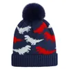 Hochwertige Winter-Mütze mit Dinosaurier-Motiv, Acryl, warme Strickmütze für Kleinkinder, Jungen