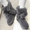 أحذية الثلوج الشتوية الدافئة أفخم الأحذية كبيرة الحجم المرأة الجلد المدبوغ الأحذية شقة زيبر أحذية الأزياء والأحذية مريحة و سوكوفي Y1018