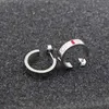 New Arrival fashion Rings Top Quality letter 3 Colors 316L Stainless Steel Gold Plated Earrings Ear Studs Women Jewelry Christmas gift