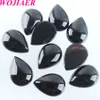 Wojiaer Delilen Delik Yok 13x18x6mm Doğal Ametists Taş Su Damlası Kabin Cabochon Boncukları DIY Mücevher Aksesuarları Bu810