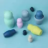 8 Teile/satz Baby Weiche Silikon Bausteine 3D Falten Pädagogische Stapeln Spielzeug BPA FREI Kaninchen Bär Beißring 211106