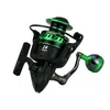 2022 Aluminium Spool Fiske Reels Växellåda 5.2: 1 / 4,7: 1 Folding Rocker Spinning Reel de Pesca