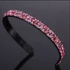 2021 Nieuwe Mode Haarband Multilayer Hollow Woven Hoofdband Vlechten Apparaat Dubbele Pony Hairstyle Rhinestone Gevlochten Hoofddeksels