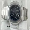 Relógio de pulso masculino de luxo Relógios de quartzo N Utilus 5990 1a Cronógrafo Tempo de viagem Montre De Luxe