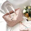 Designer- Pink women handbag fashion designer classic letter style shopping bag high quality women's temperament handbags