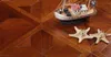 Czerwona powierzchnia Skończone Merbau Hardwood Podłogi Parkietowe Płytki Tapety Tło Panel Wall Panel MarqueTry Medalion Inlay Home Decor Dywan Dywan