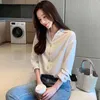 Womens Tops And Blouses Long Sleeve Women Shirts Turn Down Collar Office Ladies Tops White Blouse Chiffon Blouse Women Tops B832 210602