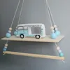 Candinn Suspended Shelf BABY Room Children Chamber Swing DIY Wooden Pearls Kids Hanging Clothes Rack Bookshelf Y200429