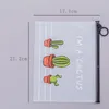 Torby do przechowywania Cute Fresh Transparent Frosted Cactus Pierścionek Torba Duża Pojemność Student Piórnik Piórnik