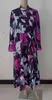 Casual Jurken Big Size 5XL A Line Maxi Dress Retro Floral Print Lange Mouw Partij Dames Diner Nacht Datum Kleding 2022 Herfst Mode