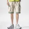 Manloric New Cotton Men Casual Shorts Multi Pockets last Shorts Mens Casual Summer Hip Hop Baggy Streetwear Safari Style T200718
