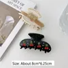 Mode Acetat Kirsche Zirkon Große Haar Clip Krallen Kopfschmuck Für Frauen Mädchen Süße Stil Haarnadeln Zubehör Geschenk6980707