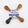 41/49/51/53/57.5/58/58.35mm Dalbergia Odorifera Wooden Tamper Coffee Powder Hammer 304 Stainless Steel Base Accessories