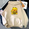 Fortune Cat Kawaii Hoodies негабаритные печать CODDIES для подросткового эстетика с длинным рукавом уличная одежда осень зима мода розовый пуловер Y0820