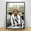 Paintings Asap Rocky Rap Muziek Ster Hiphop Art Decor Foto Kwaliteit Canvas Schilderij Home Poster Living Bar Muur300q