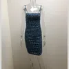 캐주얼 드레스 2021 여름 패션 바디 콘 레오파드 인쇄 미니 드레스 여성 OL 섹시한 스트랩 민소매 클럽 나이트 파티 주름진 스트레치