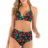 Costumi da bagno grandi da donna sexy a vita alta estivi Bikini da spiaggia femminili Costumi da bagno push up Bikini Set Costumi da bagno Costume da bagno bagnante 210305