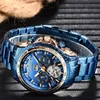 Sport Automatic Watches Mens LIGE Top Brand Luxury Men Mechanical Wristwatch For Man All Steel Waterproof Clock 210527
