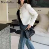 Bornladies Chic Loose Women Koreanska Stilish Short Blazer Höst Single Breasted Kvinna Suit Jacka Full Sleeve Outwear 211122