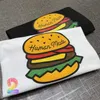 T-shirt oversize realizzate dall'uomo T-shirt con stampa hamburger in cotone fiammato girocollo T-shirt a maniche corte da uomo T-shirt casual da donna Y0809
