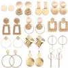 Fashion statement oorbellen 2019 Grote geometrische ronde oorbellen voor vrouwen hangende hangende oorbellen drop earing moderne vrouwelijke sieraden G220312