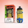 Meshking Mesh-q Одноразовые E сигареты миньоны мультфильм дизайн 4000 Puffs Vape Pen 12ML предварительно заполненная сетка катушки катушки катушки катушки апартаменты аккумуляторная батарея 650 мАч