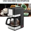 BEIJAMEI Home 1.5L grande capacité cafetière Machine entièrement automatique Style américain goutte à goutte café faisant le bureau