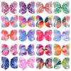 New INS 20 colori 6 pollici Rainbow Flower Girls Hairclips Fascia per capelli Nastro di qualità Hairbows Accessori per capelli per ragazze per bambini