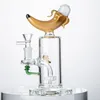 Banaan ananas perzik waterpijpjes fruit glas bong dab rigs unieke bongs 14mm vrouwelijke gezamenlijke water pijpen olie tuig was roken rechte perc pijpen met kom