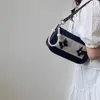 Bayan Yay Çanta Armpit Çanta Fransız Retro Moda Kızlar 2021 Yeni Inci Zincir Tek Omuz Crossbody Çanta