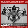 Bodys para Honda CBR 600F5 600 RR CC F5 07-08 Bodywork 70No.40 CBR-600 Repsol Branco CBR600 RR CBR600RR 07 08 CBR600F5 CBR 600RR 600CC 2007 2008 Fairing OEM