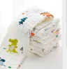 Baby-Badetücher, 100 % Baumwollgaze, Spucktücher für Neugeborene, Musselin, Baby-Gesichtstuch, Waschlappen für Kleinkinder, Jungen und Mädchen, 17 Cartoon-Designs