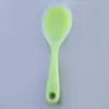 Silicone Rice Spoon Home Kitchen Cooker Cookware Spatula cake tools Heat Reistance Non-stick Soup Scoop in 2 Colors
