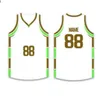 Баскетбол Джерси Мужчины полоса с короткими рукавами Уличные рубашки Черный Белый Синий Спортивная Рубашка UBX13Z704