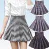Spring and summer Women Sell Short Skirts High Elastic Waist Knitting Woolen Skirt High Waist Short Minimalist Skirt 210315