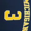 Maglia vintage da ricamo vintage 21ss Michigan Wolverines Zavier Simpson #3 College Real Taglia S-4XL o maglia personalizzata con nome o numero