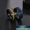 klar stockbin qing zi rostfritt stål roterbara män ring hög kvalitet spinner kedja punk kvinnor smycken unisex ring fabrik pris expert design kvalitet senast